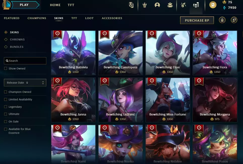 League of Legends Shop